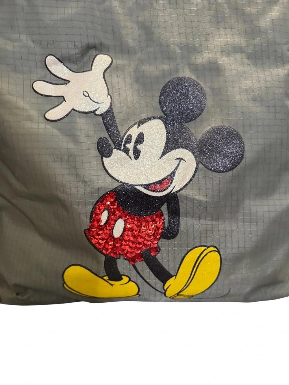Disney licensed Mickey Sequined Tote Bag from early 2010’s NWT